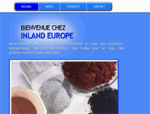 Tablet Screenshot of inlandeurope.com